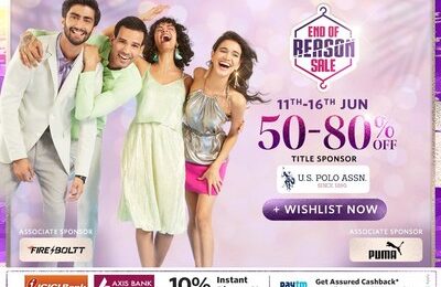 Myntra End of Reason Sale is here; 5 million shoppers set to order from 14 lakh styles