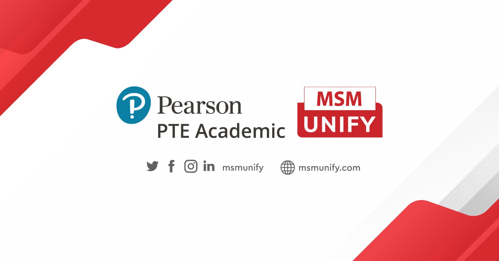 MSM Unify’s strategic partner Pearson’s PTE Academic approved by Canadian Government for Student Direct Stream (SDS) applications