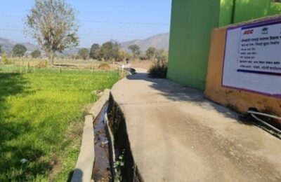 Adani Foundation at ACC Gagal transforms water supply for farmers in Ropa village with irrigation channel