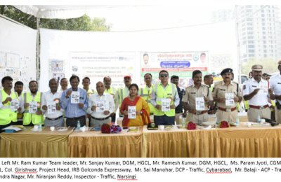 IRB Golconda Expressway observes January 2025 as National Road Safety Month; initiates several Road Safety Awareness Programmes