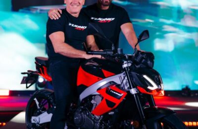 APRILIA TUONO 457 LAUNCHED IN INDIA BY BRAND AMBASSADOR JOHN ABRAHAM